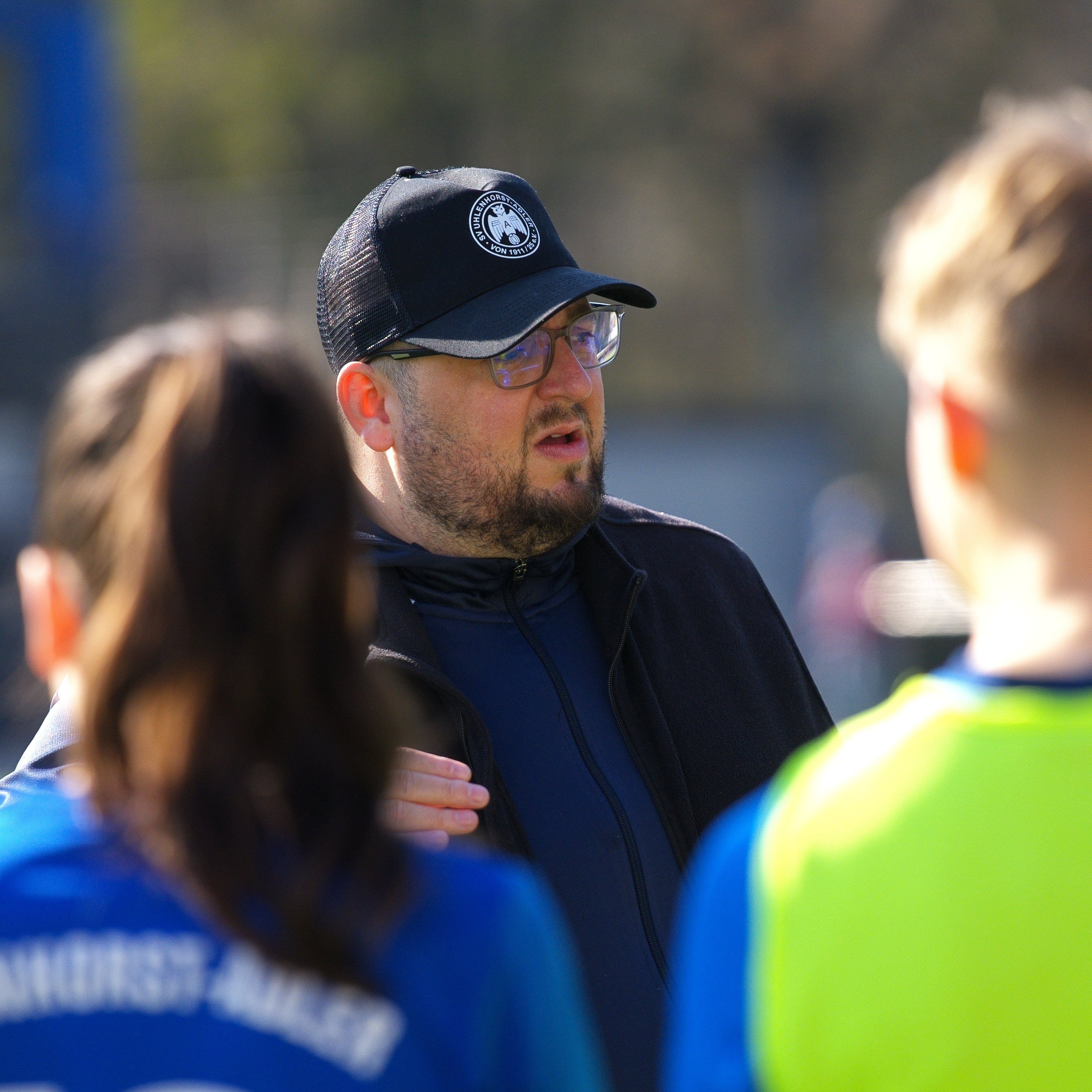Trainer am Spielfeldrand
